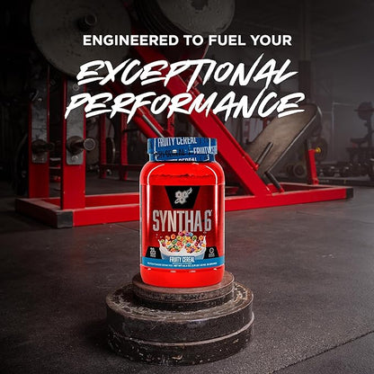 BSN SYNTHA-6 Whey Protein Powder with Micellar Casein, Milk Isolate, Fruity Cereal, 28 Servings (Packaging May Vary)