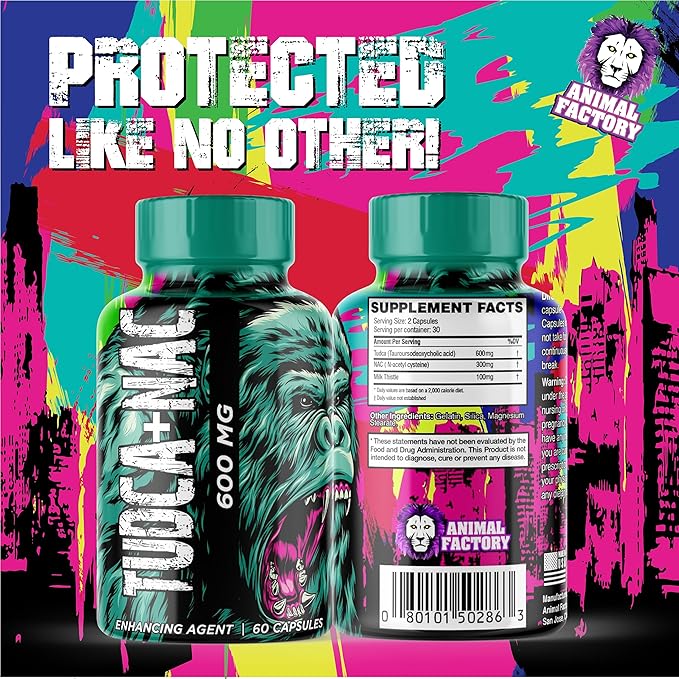 Tudca + NAC N-Acetyl Cysteine Liver Support Supplement - Tudca 600mg with N-Acetyl Cysteine 300mg Anti-Aging Liver Support | Tauroursodeoxycholic Acid | NAC N-Acetyl Cysteine | 60 Capsules