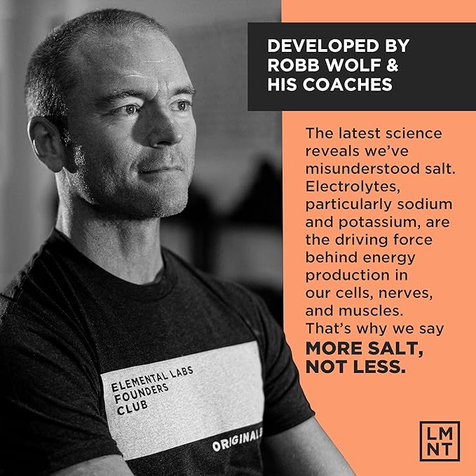 LMNT Sparkling Electrolyte Drink - Grapefruit Salt | 12-Count