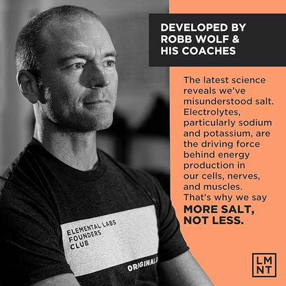 LMNT Sparkling Electrolyte Drink - Grapefruit Salt | 12-Count