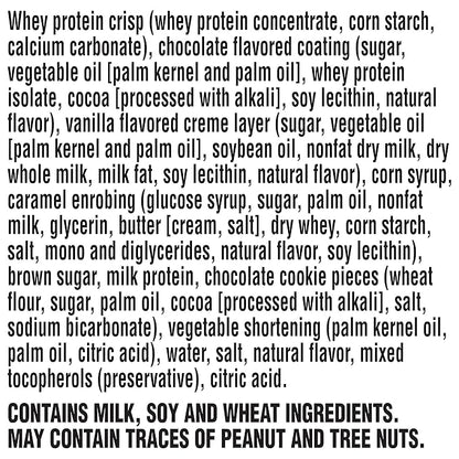 Gatorade Whey Protein Bars, Cookies & Crème, 2.8 oz bars (Pack of 12, 20g of protein per bar)