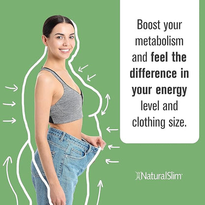 NaturalSlim Metabolic Vitamins - Combination of High Potency Multivitamins, Minerals, B Complex, Msm, & Digestive Formula Supplements for Men & Women - Energy & Metabolism Support - 2 Pack