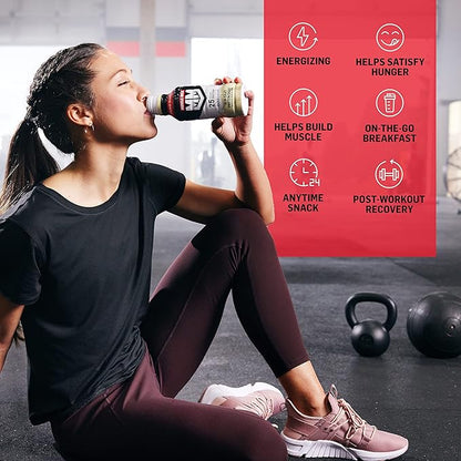 Muscle Milk Genuine Protein Shake, Strawberries 'N Crème, 25g Protein, 14 Fl Oz, 12 Pack