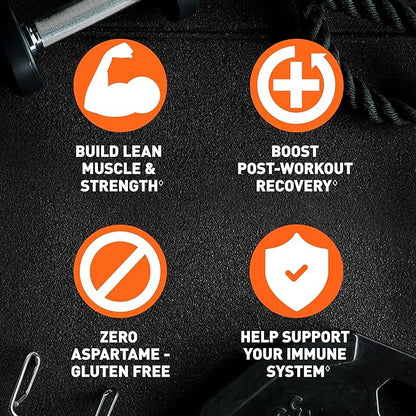 Body Fortress Super Advanced Whey Protein Powder, Vanilla, Immune Support (1), Vitamins C & D Plus Zinc, 3.9 lbs.