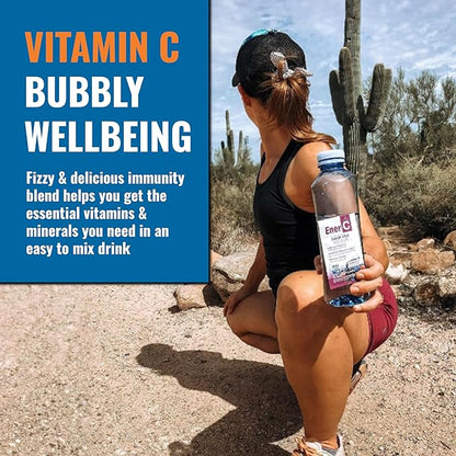 Ener-C Sugar Free Energy Mixed Berry Multivitamin Drink Mix Vitamin C 1000mg & Electrolytes - Natural Immunity Support with Real Fruit Juice Powders Non-GMO Vegan & Gluten Free - 30 Count