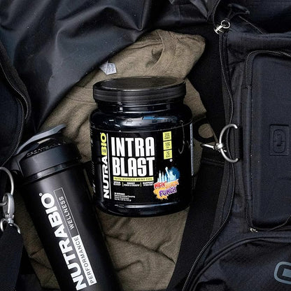 NutraBio Intra Blast BCAA EAA Electrolyte and Hydration Powder - Amino Acid Supplement, EAA/BCAA Powder - Non-GMO and Gluten Free - New York Punch - 30 Servings