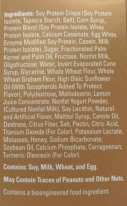 Lemon Meringue Bar - New Journey Weight Loss & Wellness - High Protein Meal Replacement Nutrition Bar (7 bars/box)