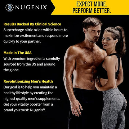 Nugenix Perform, Nitric Oxide and Vitality Booster for Men - 30ct
