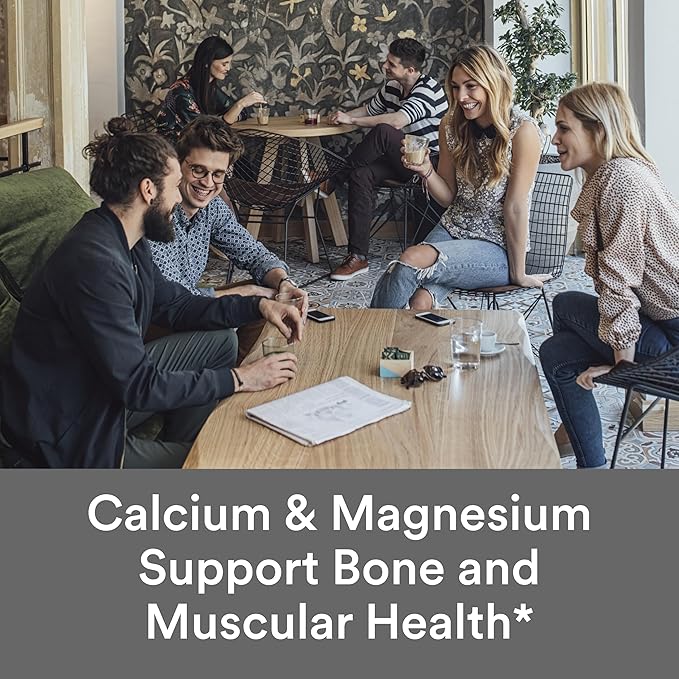 SmartyPants Mineral Chews: Magnesium Citrate & Calcium Supplement with Vitamin D3, Vitamin C, Vitamin K2, Zinc & Selenium for Immune Support, 60 Count (30 Day Supply)