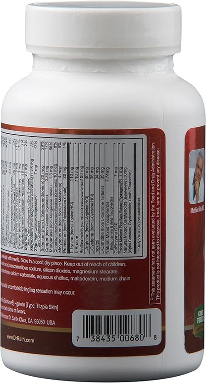 Cardiovascular Health Dr. Rath 90 Tabs