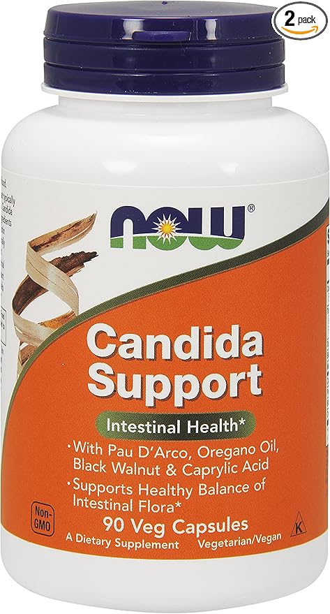 NOW Candida Support, 90 Count (Pack of 2)