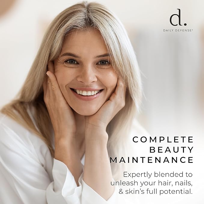 Collagen Supplements for Women - Hair Skin and Nails Vitamins with Biotin and Collagen, Calcium & More for Healthy Hair, Healthy Nails & Healthy Skin - Hair Vitamins for Men & Women