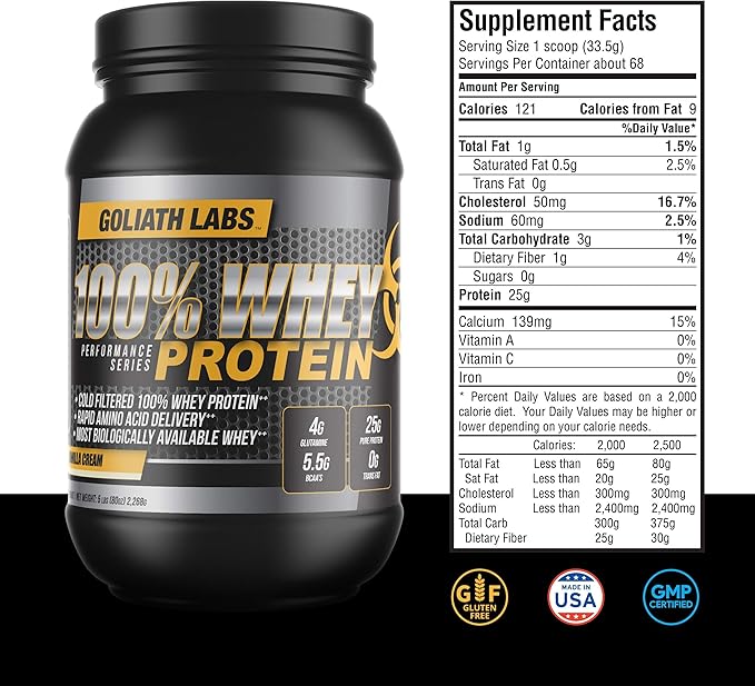 Goliath Labs Whey Protein (10 lbs, Strawberry)
