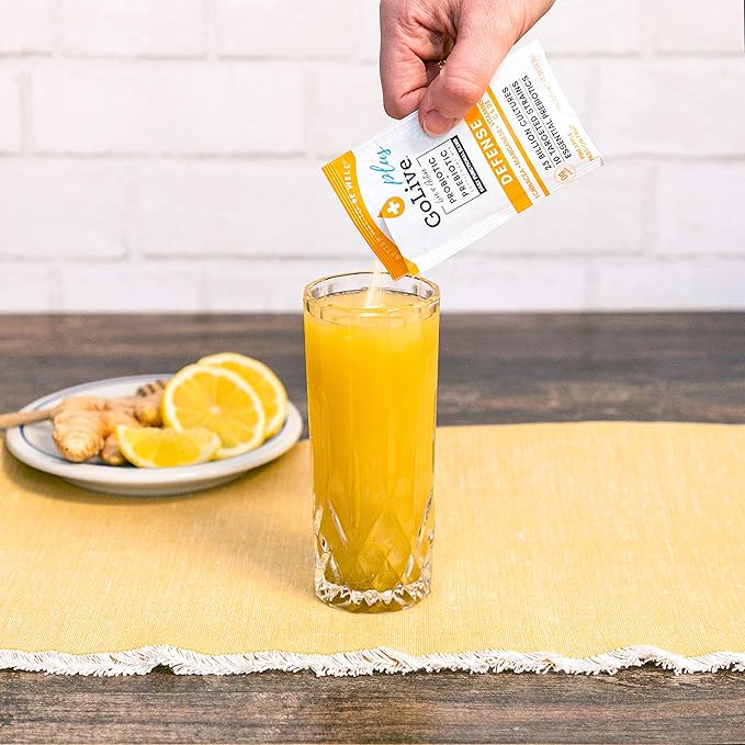 GoLive Immune Defense Sugar-Free Synbiotic (Probiotics + Prebiotics); +25 Billion CFUs; 10 Clinical Strains. Formulated and Recommended by Doctors and Dietitians for Digestion, Metabolism, Immunity.