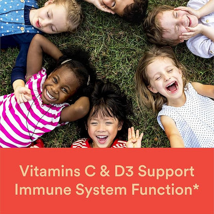 SmartyPants Kids Multivitamin Gummies: Omega 3 Fish Oil (EPA/DHA), Vitamin D3, C, Vitamin B12, B6, Vitamin A, K & Zinc for Immune Support, Gluten Free, Three Fruit Flavors, 90 Count (22 Day Supply)