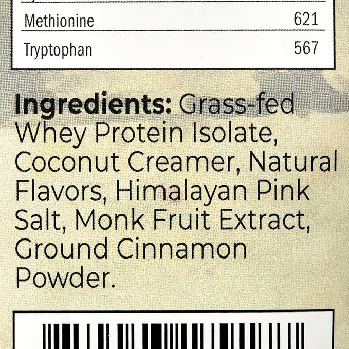 Santa Cruz Paleo Whey Protein Powder, Vanilla, 20g Grass Fed Whey Protein Isolate Per Serving, Gluten Free, Keto, Sugar Free, Paleo, Natural, Post Workout Muscle Support, 20 Servings, 1.2lb Bag