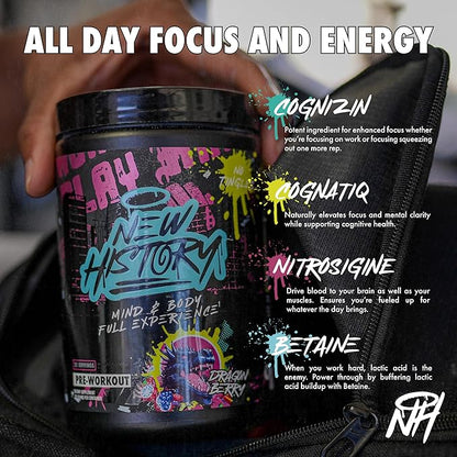 Mind and Body Experience - Pre Workout, Endurance, Pump, and Focus - 25 Servings, Dragon Berry