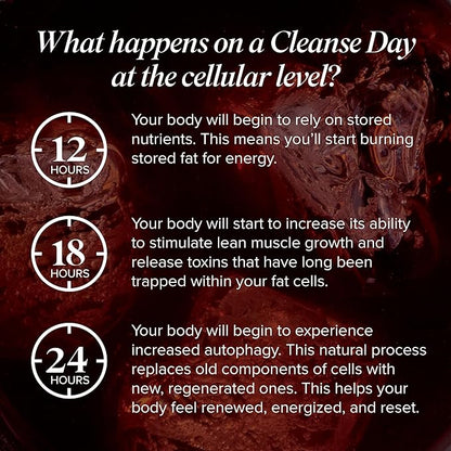 Isagenix Cleanse for Life - Detox Cleanse Drink with Vitamin B12, Niacin and Vitamin B6 for Overall Wellness - 32-Ounce Bottle (Natural Rich Berry Flavor), Packaging May Vary