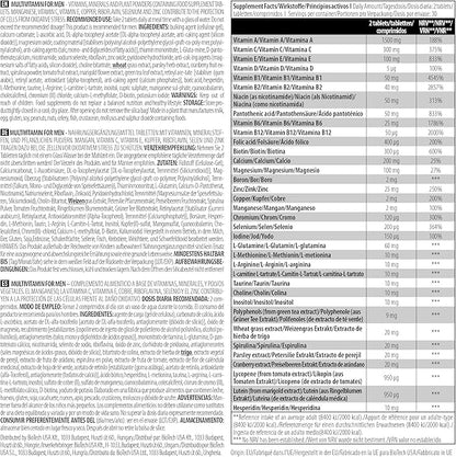 BIOTECH USA -MULTIVITAMIN & ANTIOXIDANT Complex for Men. 60 Tablets