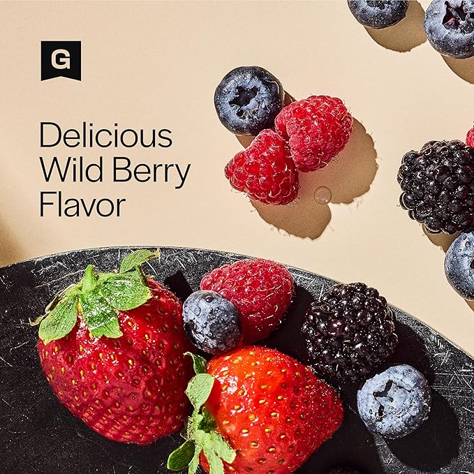 Gainful Pre Workout Powder with Creatine, Caffeine Free Clean Energy, L Citrulline and Beta Alanine for Endurance, BCAA Blend for Muscle Recovery, Vegan, Non GMO, Wild Berry, 10 Servings