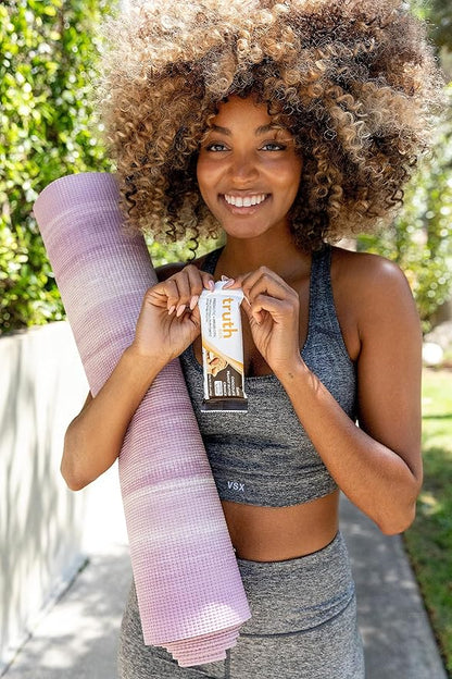Truth Bar Prebiotic & Probiotic Keto Snack Vegan Bars with Omega-3's - Synbiotic High Fiber Snacks - Low Sugar, Kosher, Gluten Free - Dark Chocolate Peanut Butter Crunch (Pack of 12)