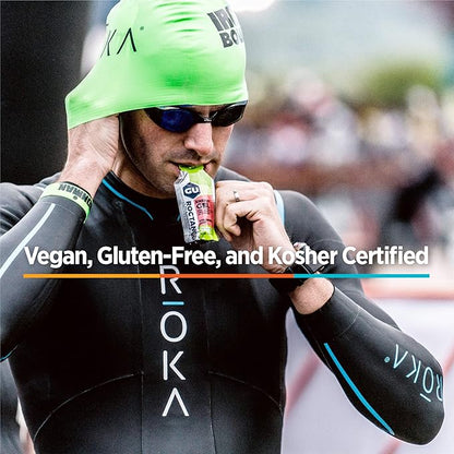 GU Energy Roctane Ultra Endurance Energy Gel, Vegan, Gluten-Free, Kosher, and Dairy-Free On-The-Go Sports Nutrition for Running, Biking, Hiking or Skiing, Assorted Flavors,24-Count